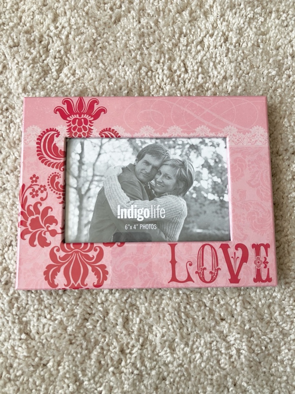 Indigo | Pink "LOVE" Decorative Photo Frame